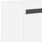 vidaXL Wand-Nachttische mit LED-Leuchten 2 Stk. Weiß vidaXL Wand-Nachttische mit LED-Leuchten 2 Stk. Weiß