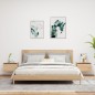 vidaXL Wand-Nachttische mit LED-Leuchten 2 Stk. Sonoma-Eiche vidaXL Wand-Nachttische mit LED-Leuchten 2 Stk. Sonoma-Eiche