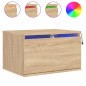 vidaXL Wand-Nachttische mit LED-Leuchten 2 Stk. Sonoma-Eiche vidaXL Wand-Nachttische mit LED-Leuchten 2 Stk. Sonoma-Eiche