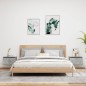 vidaXL Wand-Nachttische mit LED-Leuchten 2 Stk. Betongrau vidaXL Wand-Nachttische mit LED-Leuchten 2 Stk. Betongrau