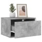 vidaXL Wand-Nachttische mit LED-Leuchten 2 Stk. Betongrau vidaXL Wand-Nachttische mit LED-Leuchten 2 Stk. Betongrau