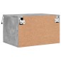 vidaXL Wand-Nachttische mit LED-Leuchten 2 Stk. Betongrau vidaXL Wand-Nachttische mit LED-Leuchten 2 Stk. Betongrau