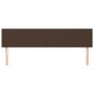 vidaXL Kopfteile 2 Stk. Braun 80x5x78/88 cm Kunstleder