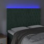 vidaXL LED Kopfteil Dunkelgrün 160x7x118/128 cm Samt vidaXL LED Kopfteil Dunkelgrün 160x7x118/128 cm Samt