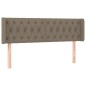 vidaXL LED Kopfteil Taupe 163x16x78/88 cm Stoff vidaXL LED Kopfteil Taupe 163x16x78/88 cm Stoff