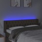 vidaXL LED Kopfteil Taupe 163x16x78/88 cm Stoff vidaXL LED Kopfteil Taupe 163x16x78/88 cm Stoff