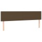 vidaXL Boxspringbett mit Matratze Dunkelbraun 180x200 cm Stoff vidaXL Boxspringbett mit Matratze Dunkelbraun 180x200 cm Stoff