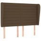 vidaXL Boxspringbett mit Matratze Dunkelbraun 140x200 cm Stoff vidaXL Boxspringbett mit Matratze Dunkelbraun 140x200 cm Stoff