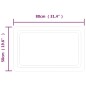 vidaXL LED-Badspiegel 50x80 cm vidaXL LED-Badspiegel 50x80 cm