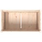 vidaXL Pflanzkübel 90x50x70 cm Massivholz Kiefer vidaXL Pflanzkübel 90x50x70 cm Massivholz Kiefer