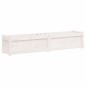 vidaXL Pflanzkübel Weiß 150x31x31 cm Massivholz Kiefer vidaXL Pflanzkübel Weiß 150x31x31 cm Massivholz Kiefer
