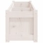 vidaXL Pflanzkübel Weiß 150x31x31 cm Massivholz Kiefer vidaXL Pflanzkübel Weiß 150x31x31 cm Massivholz Kiefer