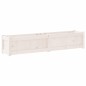 vidaXL Pflanzkübel Weiß 150x31x31 cm Massivholz Kiefer vidaXL Pflanzkübel Weiß 150x31x31 cm Massivholz Kiefer