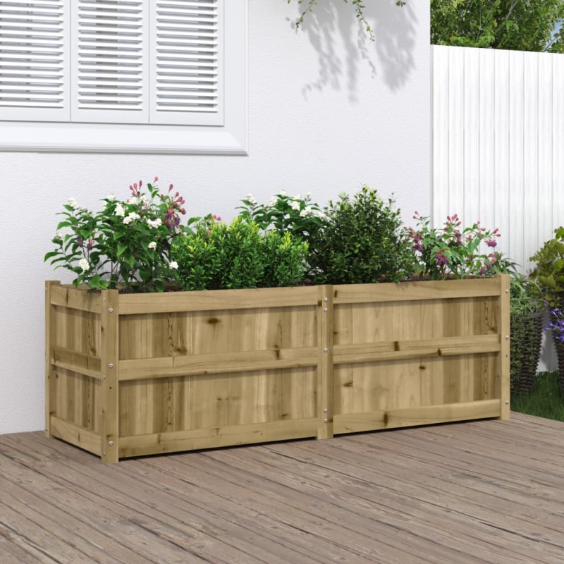 vidaXL Pflanzkübel 150x50x50 cm Kiefernholz Imprägniert vidaXL Pflanzkübel 150x50x50 cm Kiefernholz Imprägniert
