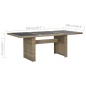7-tlg. Garten-Essgruppe Poly Rattan Braun 7-tlg. Garten-Essgruppe Poly Rattan Braun