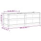 vidaXL Pflanzkübel 150x50x50 cm Kiefernholz Imprägniert vidaXL Pflanzkübel 150x50x50 cm Kiefernholz Imprägniert