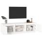 vidaXL TV-Schrank Weiß 140x35x40 cm Massivholz Kiefer vidaXL TV-Schrank Weiß 140x35x40 cm Massivholz Kiefer
