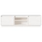 vidaXL TV-Schrank Weiß 140x35x40 cm Massivholz Kiefer vidaXL TV-Schrank Weiß 140x35x40 cm Massivholz Kiefer