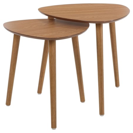 Home&Styling 2-tlg. Beistelltisch-Set Natur