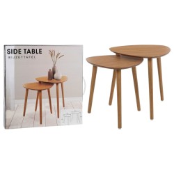 Home&Styling 2-tlg. Beistelltisch-Set Natur