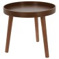 Home&Styling 2-tlg. Beistelltisch-Set Rund Walnussholz-Optik Home&Styling 2-tlg. Beistelltisch-Set Rund Walnussholz-Optik