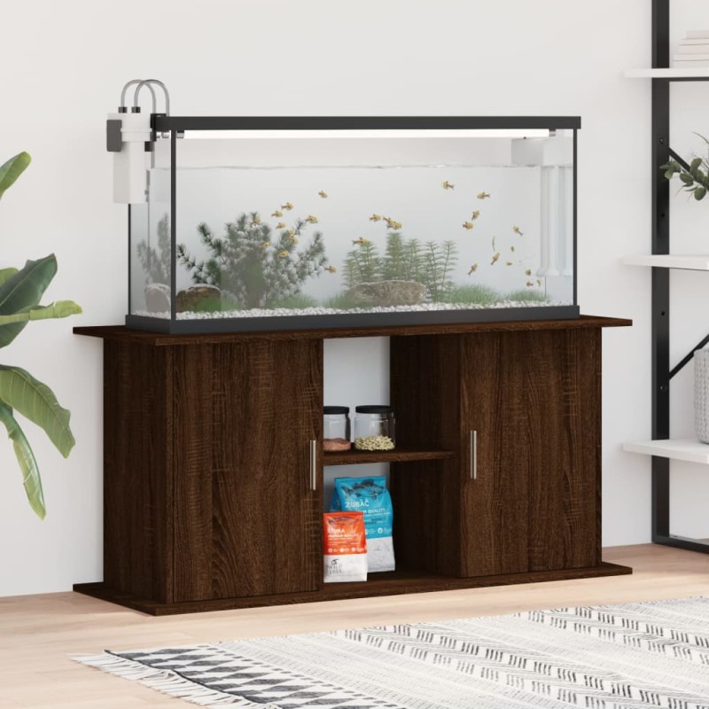 vidaXL Aquariumständer Braun Eichen-Optik 121x41x58 cm Holzwerkstoff vidaXL Aquariumständer Braun Eichen-Optik 121x41x58 cm Holzwerkstoff