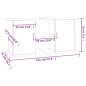 vidaXL Aquariumständer Räuchereiche 121x41x58 cm Holzwerkstoff vidaXL Aquariumständer Räuchereiche 121x41x58 cm Holzwerkstoff