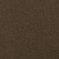 vidaXL Bettgestell mit Kopfteil Dunkelbraun 200x200 cm Stoff vidaXL Bettgestell mit Kopfteil Dunkelbraun 200x200 cm Stoff
