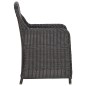 7-tlg. Garten-Essgruppe Poly Rattan Schwarz 7-tlg. Garten-Essgruppe Poly Rattan Schwarz