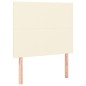 vidaXL Boxspringbett mit Matratze Creme 80x200 cm Kunstleder vidaXL Boxspringbett mit Matratze Creme 80x200 cm Kunstleder