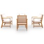 vidaXL 5-tlg. Garten-Lounge-Set mit Auflagen Massivholz Akazie vidaXL 5-tlg. Garten-Lounge-Set mit Auflagen Massivholz Akazie