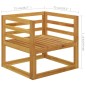 vidaXL 7-tlg. Garten-Lounge-Set mit Auflagen Creme Massivholz Akazie vidaXL 7-tlg. Garten-Lounge-Set mit Auflagen Creme Massivholz Akazie