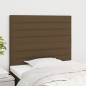 vidaXL Kopfteile 2 Stk. Dunkelbraun 80x5x78/88 cm Stoff vidaXL Kopfteile 2 Stk. Dunkelbraun 80x5x78/88 cm Stoff