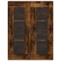 Highboard Räuchereiche 69,5x34x180 cm Holzwerkstoff Highboard Räuchereiche 69,5x34x180 cm Holzwerkstoff