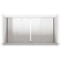 vidaXL Pflanzkübel Weiß 90x50x70 cm Massivholz Kiefer vidaXL Pflanzkübel Weiß 90x50x70 cm Massivholz Kiefer