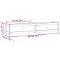 vidaXL Pflanzkübel 180x31x31 cm Kiefernholz Imprägniert vidaXL Pflanzkübel 180x31x31 cm Kiefernholz Imprägniert