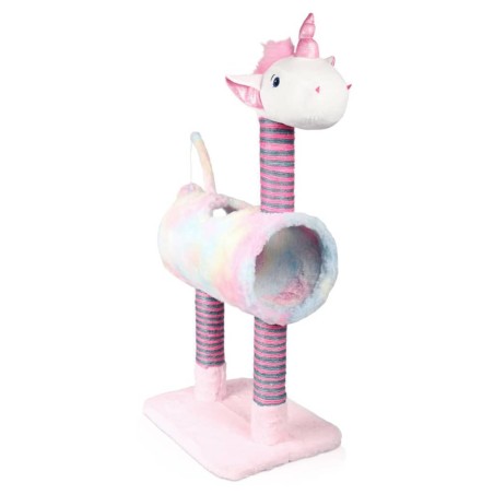 Pets Collection Kratzbaum Unicorn Rosa 40x30x85 cm