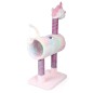 Pets Collection Kratzbaum Unicorn Rosa 40x30x85 cm Pets Collection Kratzbaum Unicorn Rosa 40x30x85 cm