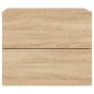 vidaXL Wand-Nachttische mit LED-Leuchten 2 Stk. Sonoma-Eiche vidaXL Wand-Nachttische mit LED-Leuchten 2 Stk. Sonoma-Eiche