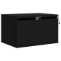 vidaXL Wand-Nachttische mit LED-Leuchten 2 Stk. Schwarz vidaXL Wand-Nachttische mit LED-Leuchten 2 Stk. Schwarz