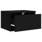 vidaXL Wand-Nachttische mit LED-Leuchten 2 Stk. Schwarz vidaXL Wand-Nachttische mit LED-Leuchten 2 Stk. Schwarz