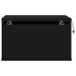 vidaXL Wand-Nachttische mit LED-Leuchten 2 Stk. Schwarz vidaXL Wand-Nachttische mit LED-Leuchten 2 Stk. Schwarz