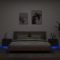 vidaXL Wand-Nachttische mit LED-Leuchten 2 Stk. Schwarz vidaXL Wand-Nachttische mit LED-Leuchten 2 Stk. Schwarz