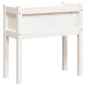 vidaXL Pflanzkübel mit Beinen Weiß 70x31x70 cm Massivholz Kiefer vidaXL Pflanzkübel mit Beinen Weiß 70x31x70 cm Massivholz Kiefer