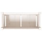 vidaXL Pflanzkübel mit Beinen Weiß 70x31x70 cm Massivholz Kiefer vidaXL Pflanzkübel mit Beinen Weiß 70x31x70 cm Massivholz Kiefer