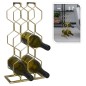 Home&Styling Weinregal für 8 Flaschen Metall Golden Home&Styling Weinregal für 8 Flaschen Metall Golden
