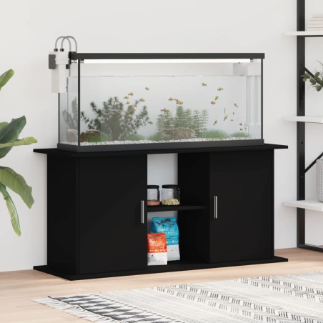 vidaXL Aquariumständer Schwarz 121x41x58 cm Holzwerkstoff