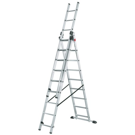 Hailo Alu-Kombileiter ProfiStep 3-teilig 263 cm 7309-007