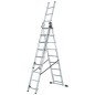Hailo Alu-Kombileiter ProfiStep 3-teilig 263 cm 7309-007 Hailo Alu-Kombileiter ProfiStep 3-teilig 263 cm 7309-007