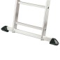Hailo Alu-Kombileiter ProfiStep 3-teilig 263 cm 7309-007 Hailo Alu-Kombileiter ProfiStep 3-teilig 263 cm 7309-007
